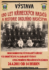 Výstava 130 let Křineckých Hasičů